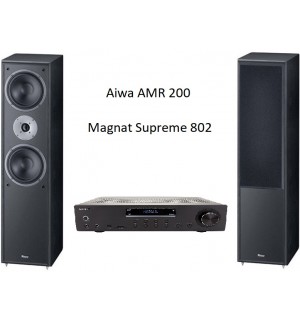 Aiwa AMR 200 & Magnat Supreme 802 Stereo Müzik Sistemi